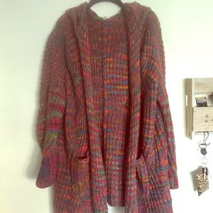 UO rainbow cardigan